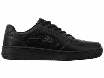 BUTY męskie KAPPA BASH czarne 242533-1116 SPORTOWE imitacja skóry 45