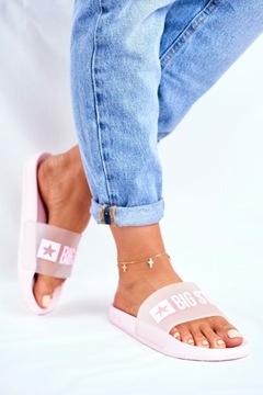 ЖЕНСКИЕ РЕЗИНОВЫЕ ШЛЕПАНКИ BIG STAR, УДОБНЫЕ, СПОРТИВНЫЕ, НА КАЖДЫЙ ДЕНЬ ДОМА.