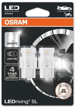 Osram żarówka W21W Led Premium New 6000K Biała