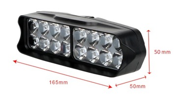 ГАЛОГЕННАЯ ФАРА 16x LED МОТОЦИКЛ QUAD