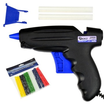 PISTOLET DO KLEJU NA GORĄCO 200W 11,2 + KLEJ x12