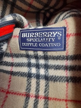 BURBERRY'S DUFFLE COAT WEŁNA PŁASZCZ DAMSKI Z KAPTUREM 14