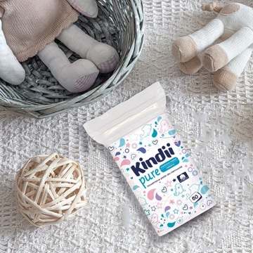 Косметические подушечки Kindii из чистого хлопка 60 шт.
