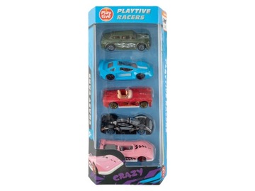 PLAYTIVE RACERS ZESTAW 5 SAMOCHODÓW CRAZY