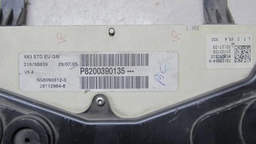 OPEL VIVARO 2003 PŘÍSTROJOVÁ DESKA BUDÍKY