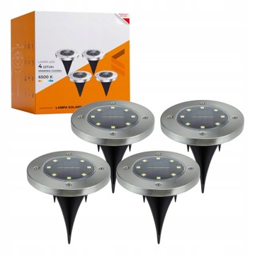DRIVING LAMP, управляемая СОЛНЕЧНАЯ лампа, датчик СУМЕРКИ, 8x светодиодов, 4 шт.