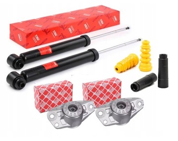 TRW PODUSZKI FEBI TYŁ TYLNE ODBOJE KOMPLET PASSAT B5 B6 GOLF 6 7 OCTAVIA 2