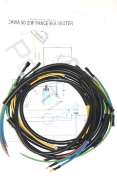 INSTALACJA ELEKTRYCZNA JAWA JAWKA 50 KACZKA CZARNA