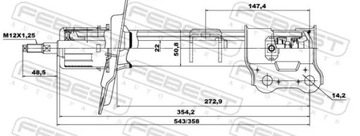 FEBEST 12660596FL TLUMIČ