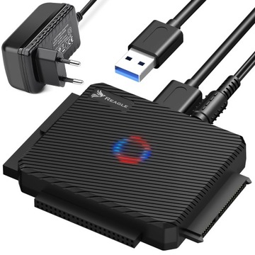 ADAPTER MOSTEK DYSKU USB 3.1 SATA III IDE 16TB LED