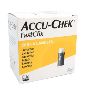 Lancety Accu-Chek FastClix 200+4 sztuki