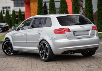Audi A3 8P Hatchback 3d 2.0 TDI CR 140KM 2010 Audi A3 Sportback Lift 2.0TDI 140KM Automat Skóra Led Koła 18 Łopatki Xenon, zdjęcie 9