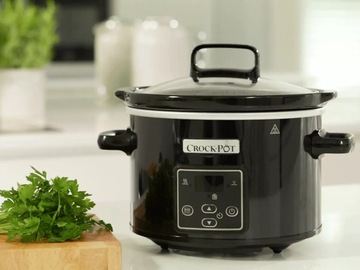 Кастрюля мультиварка Crock-Pot для здорового приготовления пищи CSC061X 2,4 л черная 210 Вт