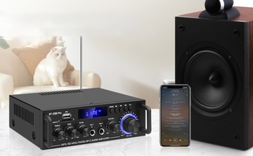 ПРИЕМНИК BT-298Pro 50 Вт + 50 Вт, 12 В, HIFI-УСИЛИТЕЛЬ BLUETOOTH BT5.0