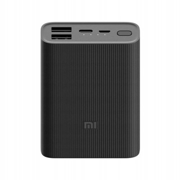 Mi Power bank 10000 mAh 22W Xiaomi 3 Ultra - 3 porty Czarny