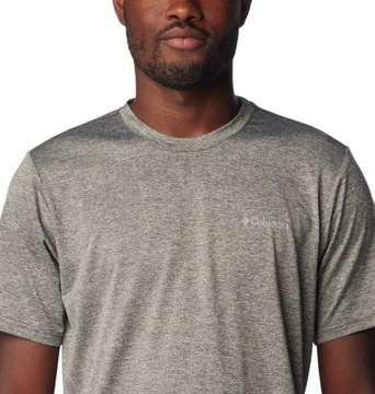 Koszulka termoaktywna męska Columbia Hike Crew Black Heather M