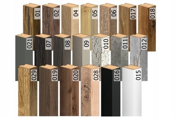 PANELE DEKORACYJNE NA PŁYCIE UNI LAVA 12st