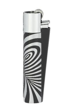 Zapalniczka Clipper Metal Psychodelic Silver srebr