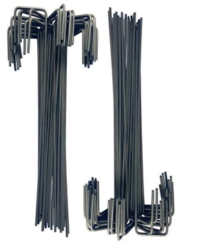 SZPILKI STALOWE DO AGROWŁÓKNINY AGROTKANINY 25 CM 100 SZT