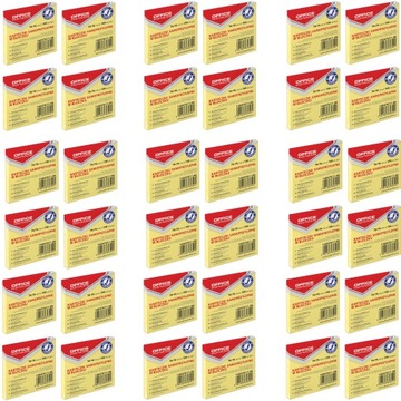 Karteczki OFFICE PRODUCTS ECO 76x76mm 100k żółte