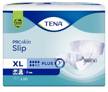 Pieluchomajtki TENA Slip ProSkin Plus XL 30 sztuk