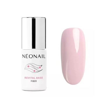 NeoNail, Baza hybrydowa Revital Base Fiber Creamy Splash, 7,2 ml