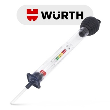 Ареометр электролита аккумулятора ИЗМЕРИТЕЛЬ ПЛОТНОСТИ Тестер Ареометр Wurth
