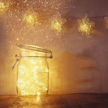 ПРОВОДНЫЕ ЛАМПЫ 100LED ТЕПЛЫЕ БЕЛЫЕ СТРУННЫЕ СВЕТИЛЬНИКИ MIRKO СВЕТ НА АККУМУЛЯТОРЕ