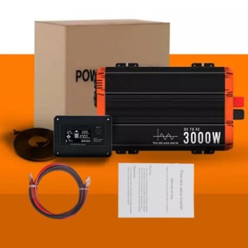 Автомобильный инвертор UROUK 12 В 230 В 3000 Вт 6000 Вт Инвертор чистого синуса