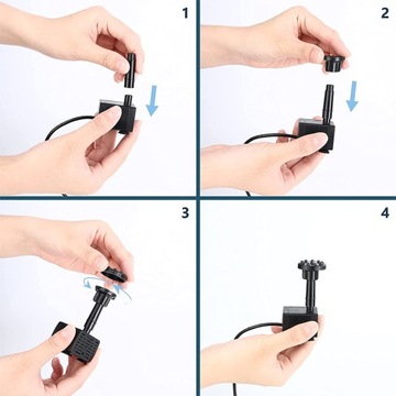 НАСОС ФОНТАННЫЙ НАСОС АЭРАЦИИ ДЛЯ СОЛНЕЧНОГО ПРУДА 2,5 ВТ С 8 НАСАДКАМИ