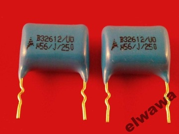 Kondensator fol. 560nF 250V 5% R15 MKP EPCOS 20szt