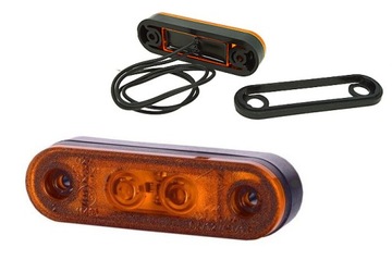 Lampa obrysowa LED do przyczepy busa naczepy SCHMITZ HOR-72 LD957 żółta