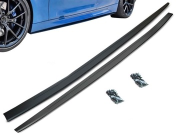 Dokładki MPerformance pod progi F30 F31 MPerformance lip listwy czarne ABS