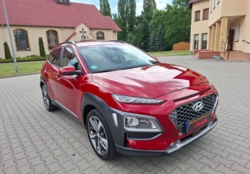 Hyundai Kona I Crossover 1.6 T-GDI 177KM 2018 Hyundai Kona Bezwypadkowy - automat - serwisowany - 4x4 - 177 KM 1.6 177KM