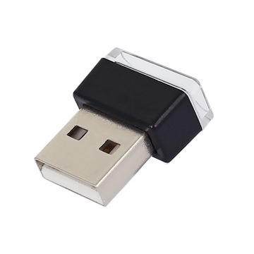АВТОМОБИЛЬНАЯ ЛАМПА USB 5В 0,034ВТ МИНИ КРАСНАЯ