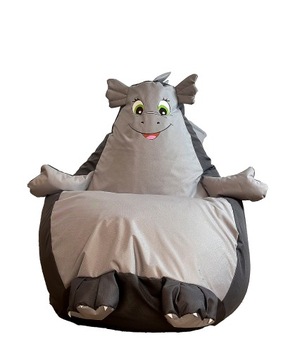 Большой, красочный пуф ДРАКОН в подарок.