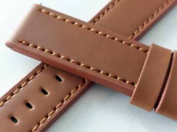 Pasek do zegarka do smartwatcha 22 mm brązowy EKO!