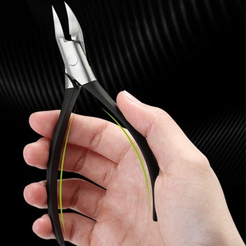 Набор инструментов для педикюра, черные кусачки-долото