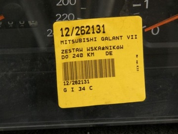 MITSUBISHI GALANT VII EA0 PŘÍSTROJOVÁ DESKA BUDÍKY MR444006