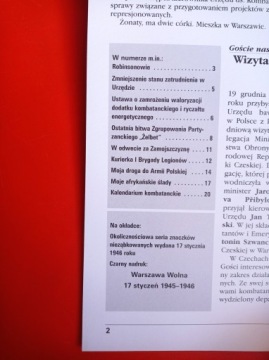 Комбатант, бюллетень, № 1/2002, январь 2002 г.