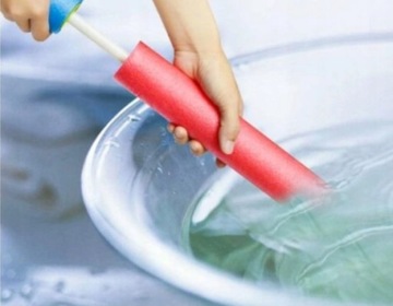 PISTOLET NA WODĘ SIKAWKA TUBA WODNA PIANKOWA 40cm