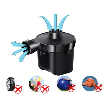 ЭЛЕКТРИЧЕСКИЙ НАСОС ДЛЯ МАТРАСА ДЛЯ БАССЕЙНА 2В1 230В 12В