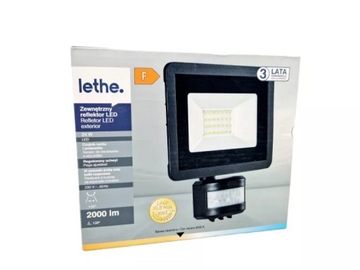 LETHE REFLEKTOR ZEWNĘTRZNY LED 24W 2000LM Z CZUJNIKIEM RUCHU