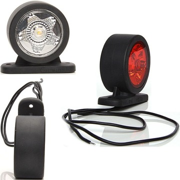 LAMPA OBRYSOWA ZESPOLONA LED 12/24V OBRYSÓWKA TIR LAWETA KOMPLET 2 SZT