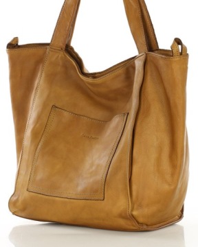 Большая сумка SHOPPER, кожаный шопер на плече.