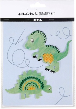 Mini zestaw do wyszywania - dinozaur