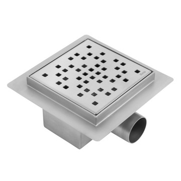Dots Linear Drain 120X120 Матовый никель