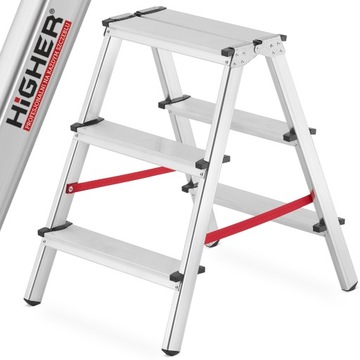 HIGHER drabina drabinka domowa dwustronna 2x3