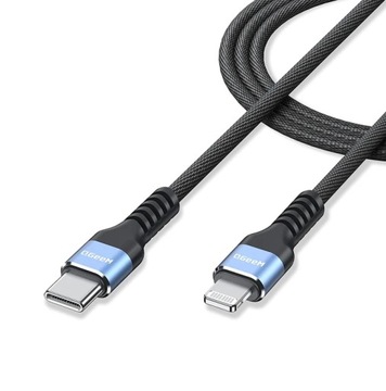Kabel USB Lightning do iPhona iPada MFI QGeeM 2m - Certyfikat APPLE