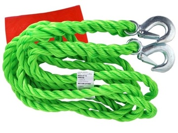 БУКСИРОВКА АВТОМОБИЛЯ БУКСИРОВКА 2000 КГ 2Т 4М 4 МЕТРА ВЕРЕВКА ПЛЕЖЕННАЯ ВЕРЕВКА